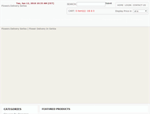 Tablet Screenshot of flowersdeliveryserbia.com